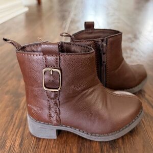 OshKosh B'gosh Brown Kids Boots with Buckle